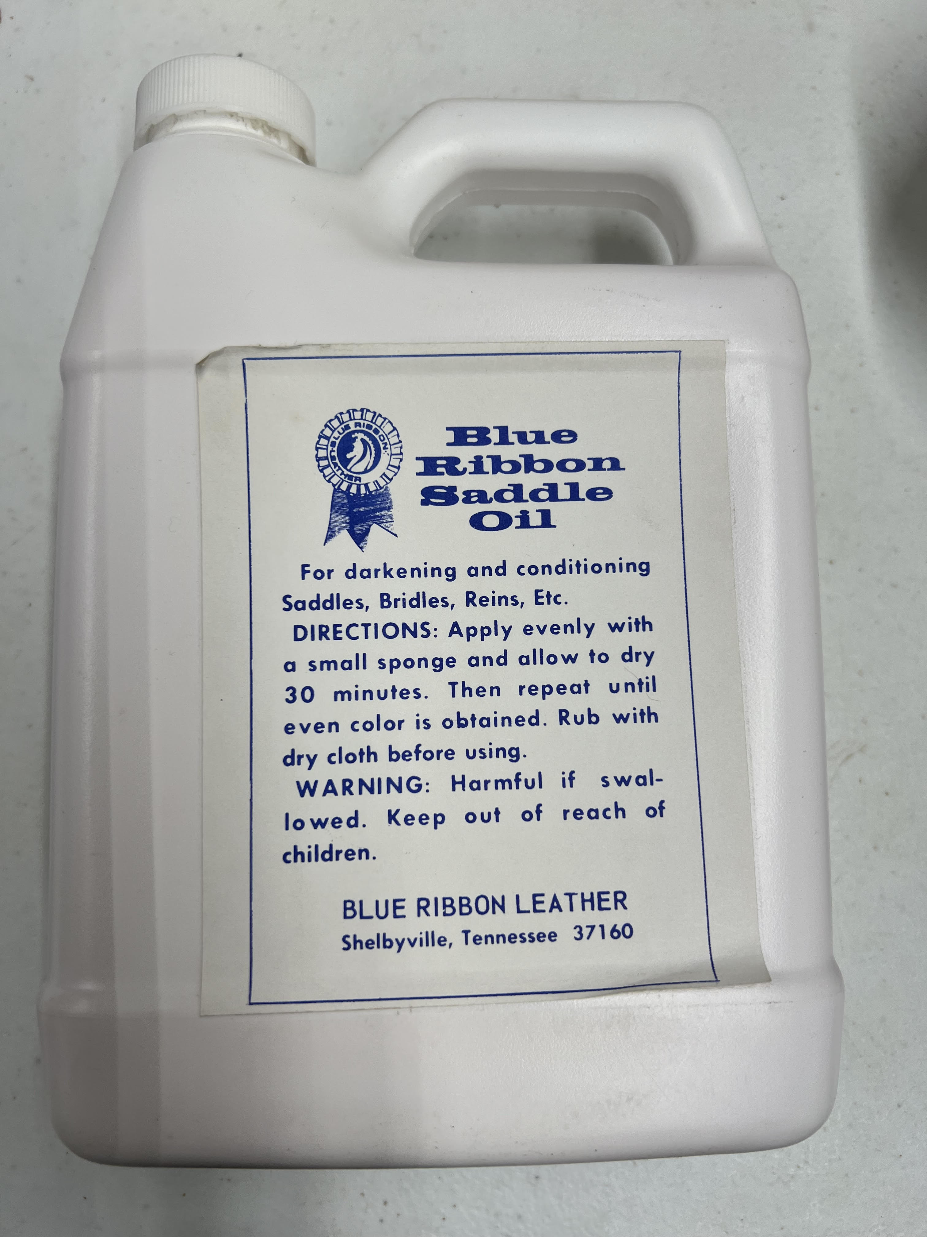 Blue Ribbon Saddle Oil – Air Capital Tack