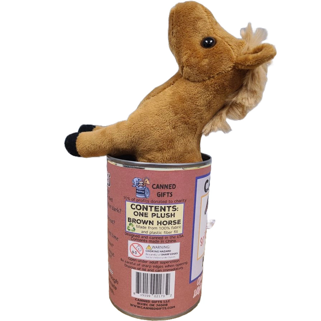 Stuffed Animals in a Can