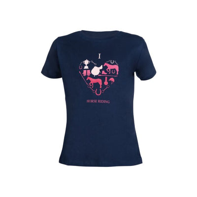 HKM - "I Love Horse Riding" Kids Shirt (7-9)