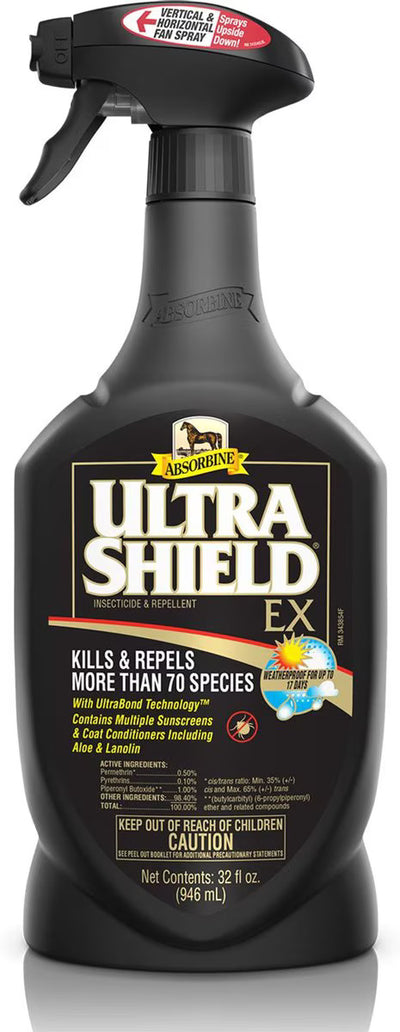 Absorbine - Ultrashield EX Fly Spray-Black (32oz)