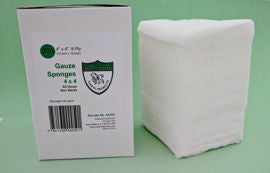 Premium Gauze 4x4 Square Sponges