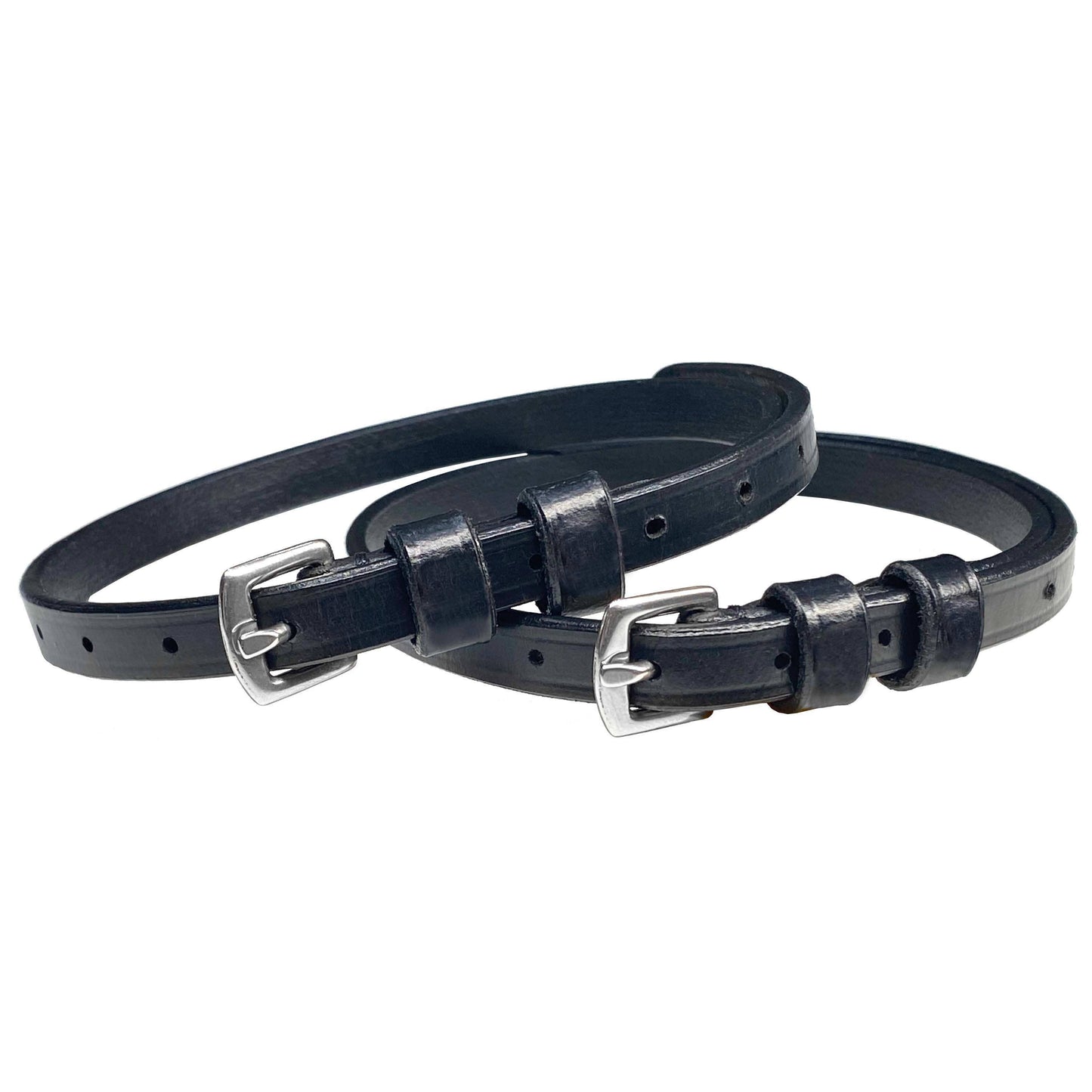 Youth Spur Straps: Black