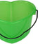 Heart Shaped Pails with Lid (Multiple Colors Available