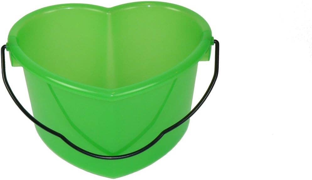 Heart Shaped Pails with Lid (Multiple Colors Available