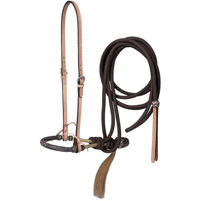 Royal King Basketweave Bosal/Hanger/Mecate Set