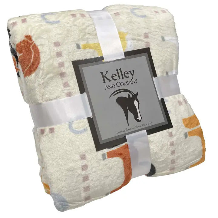 Pony Palisades Throw Blanket