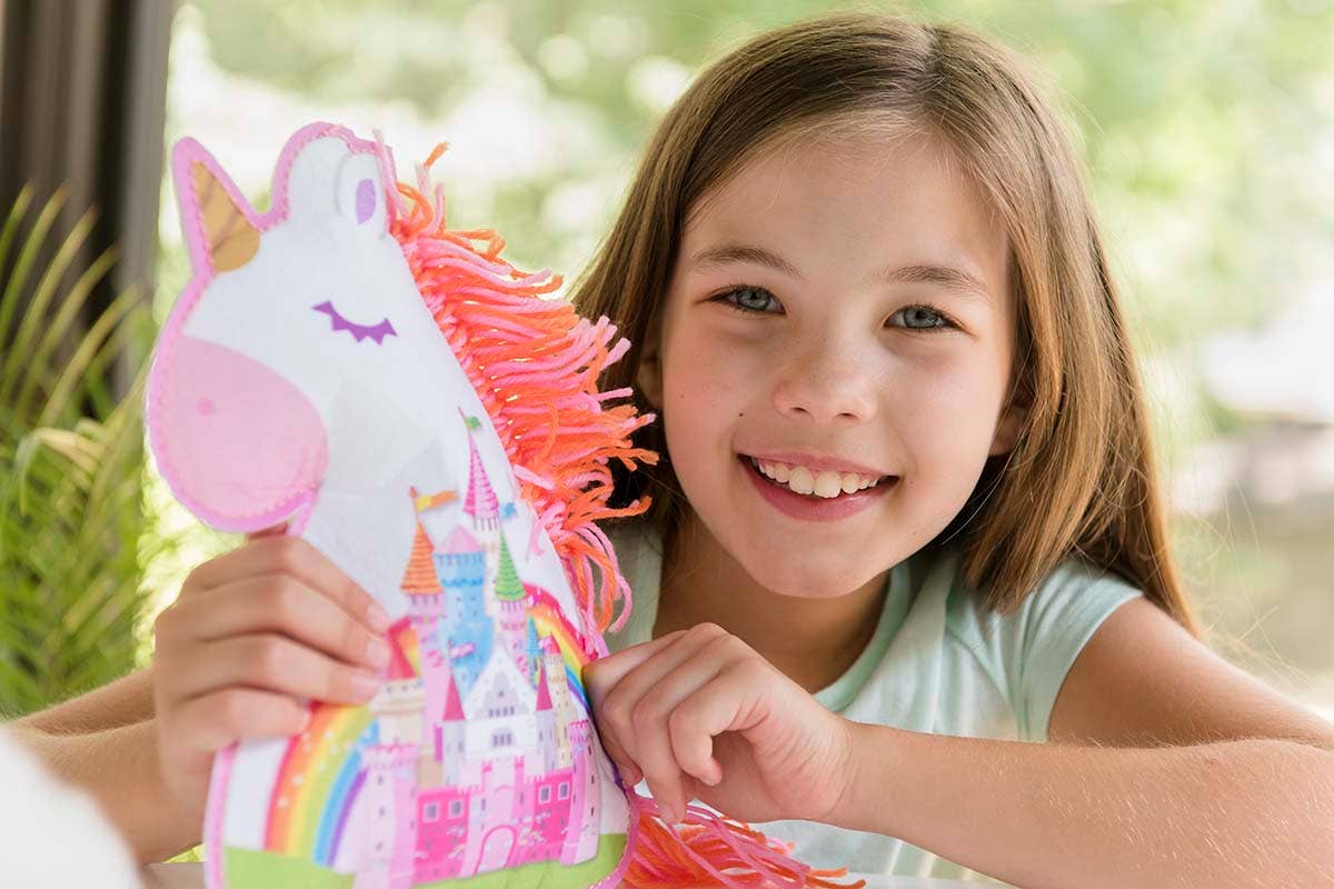 4M Make A Unicorn Pillow Kids Craft Kit