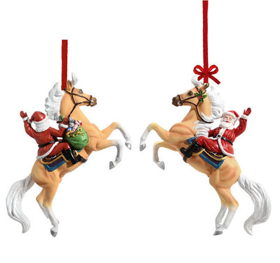 Breyer Holiday Hi Ho Santa Ornament 700689 (2024)