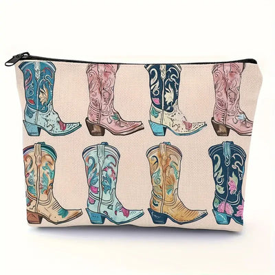 Cowgirl Boot Makeup Bag