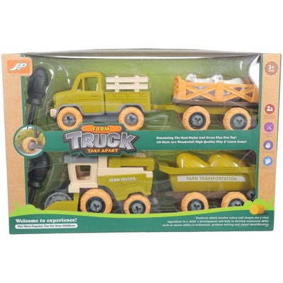 Toy Truck & Combine Set