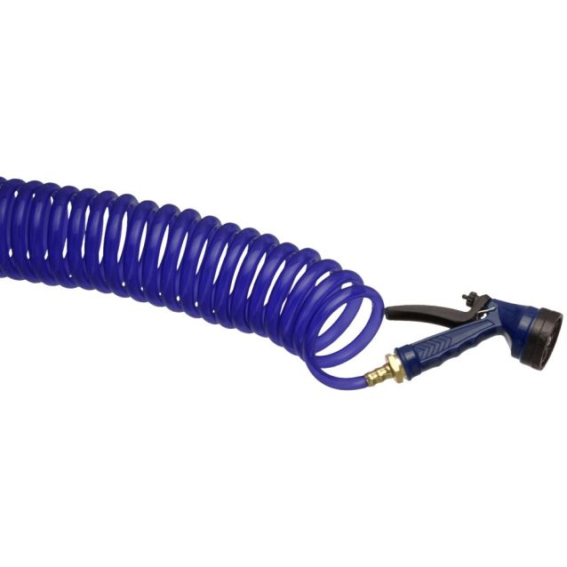 Tough 1 - Coil Water Hose with Nozzle