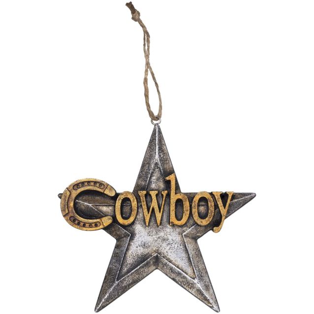 Cowboy Star Ornament