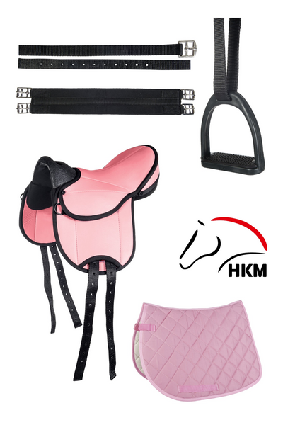 HKM - Mini/Shetland Pony Saddle Set (Beginner Saddle)