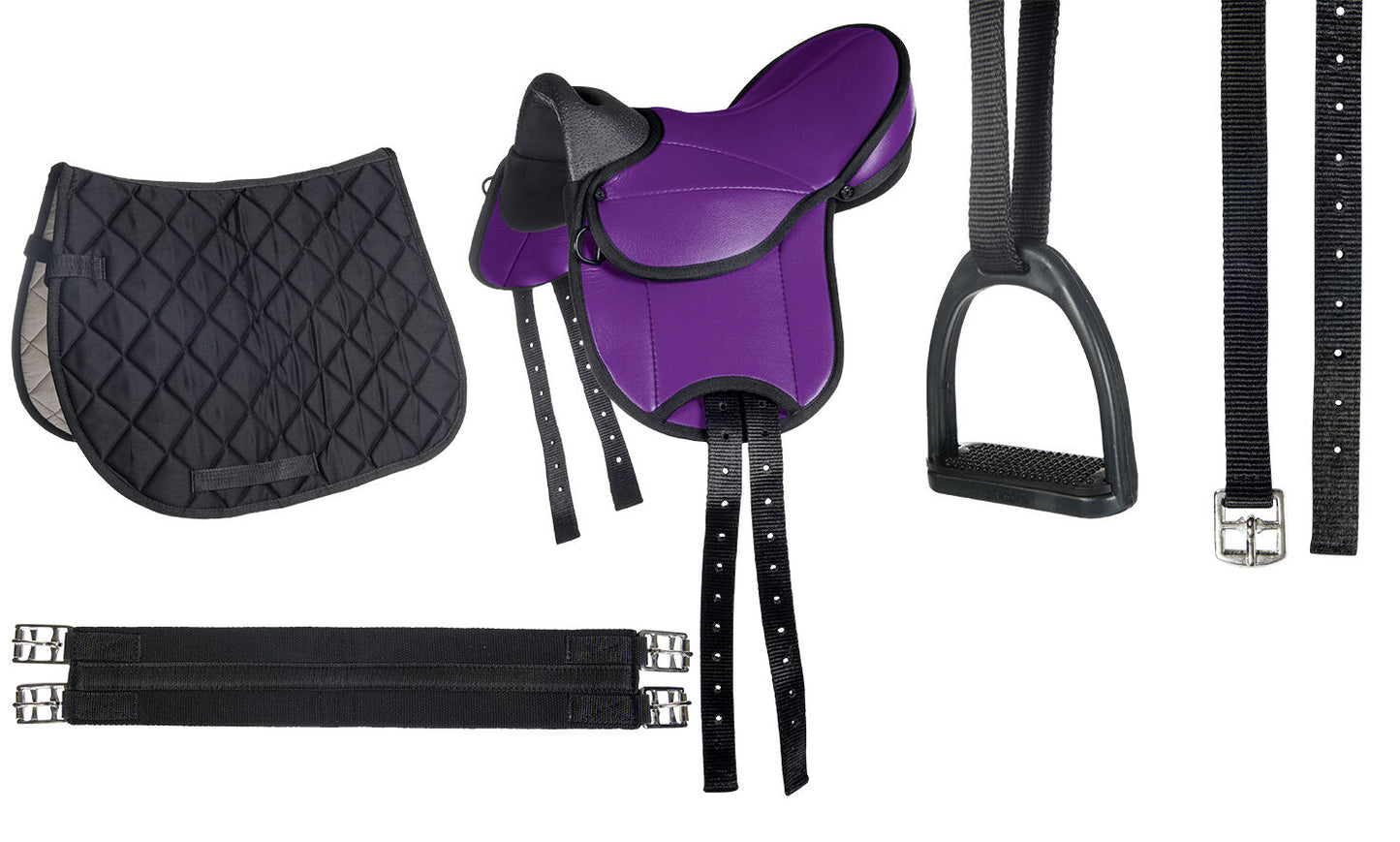 HKM - Mini/Shetland Pony Saddle Set (Beginner Saddle)