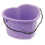 Heart Shaped Pails with Lid (Multiple Colors Available