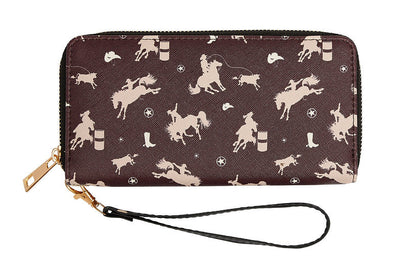 AWST Int'l "Lila" Rodeo Clutch Wallet