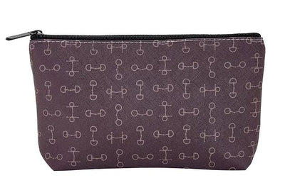 AWST Int'l "Lila" Snaffle Bits Cosmetic Pouch