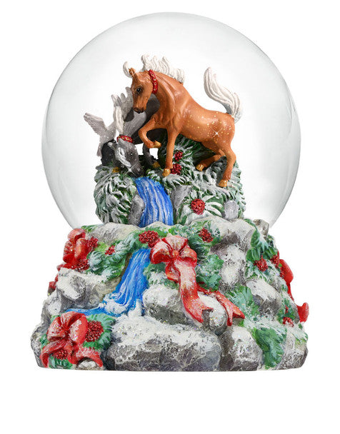 Breyer 2024 Musical Snow Globe - Winter Wonderland 700245