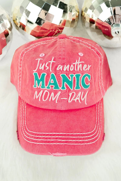 "Just Another Manic Mom-Day" Hat