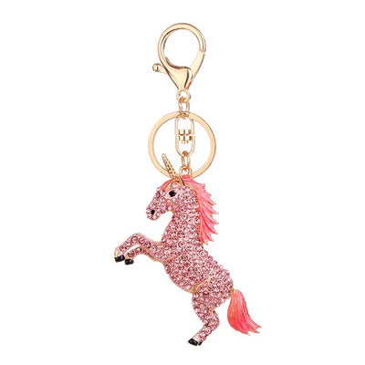 Unicorn Shaped Charm Keychain 🦄