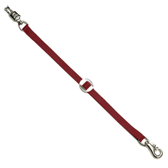 Trailer Ties Nickel Plated Bull Snap & Panic Snap 32" Long Adjustable (Black Or Red)