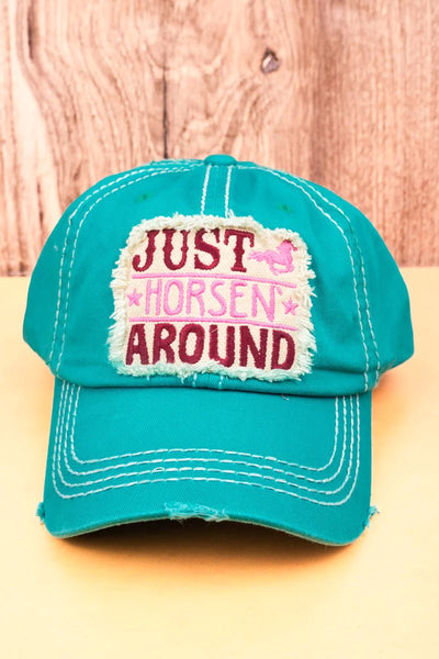 "Just Horsen' Around" Hat