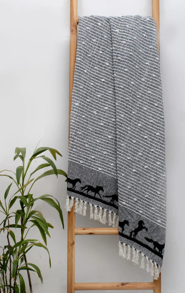 AWST Int'l Cotton Throw Blanket (Multiple Patterns Available)