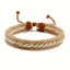 Braided Leather Bracelet (Multiple Colors Available)