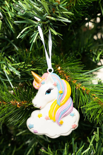 Unicorn Resin Ornament 🦄