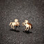 1 Pair Horse Stud Earrings