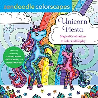 Unicorn Fiesta: Magical Celebrations Color and Display (Book) 🦄