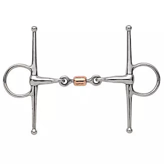 Full Creek Snaffle with Copper Peanut 5"