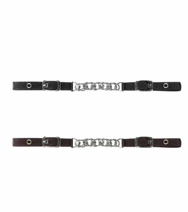 Flat Chain Nylon Curb Strap