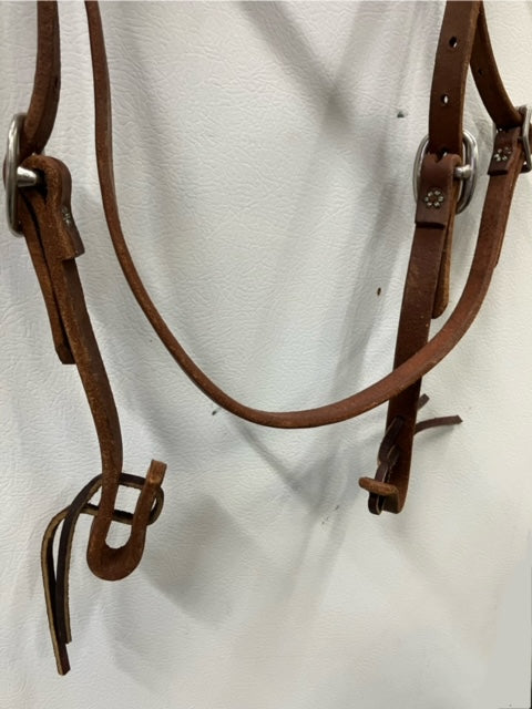 Western Headstall Brow Band with Throat Latch (Used)