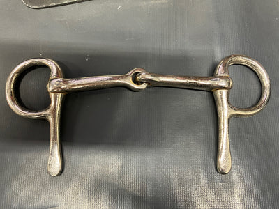 1/4 Cheek Smooth / Drive Snaffle (Pony) - Used