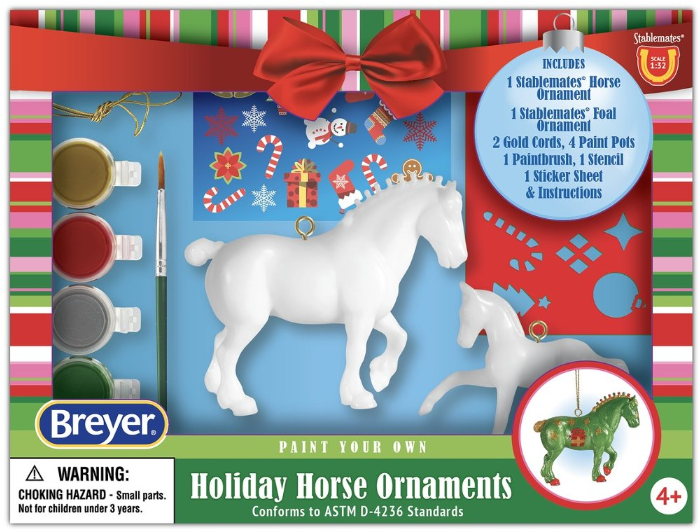 Breyer Paint Your Horse Holiday Ornament Craft Kit (2024)