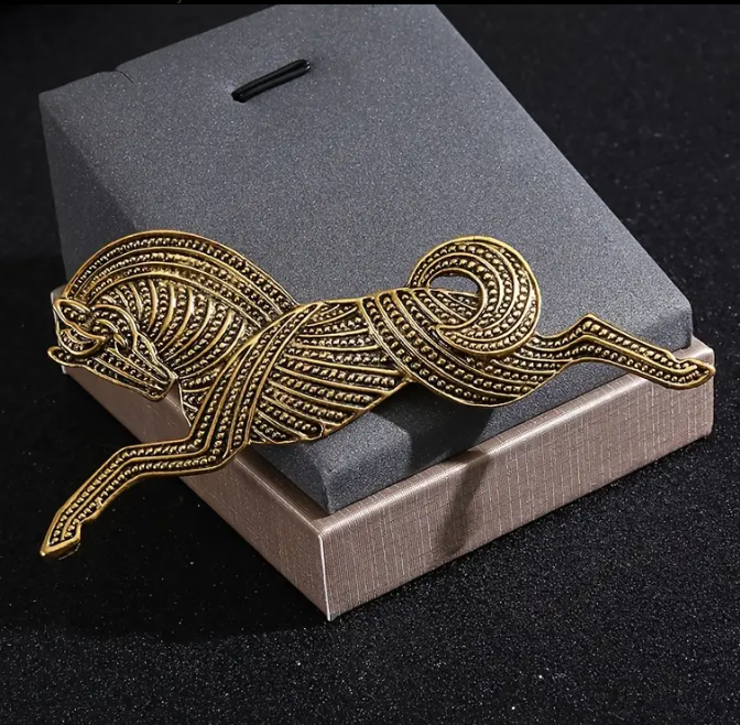 Art Deco Horse Pin (Gold or Silver)