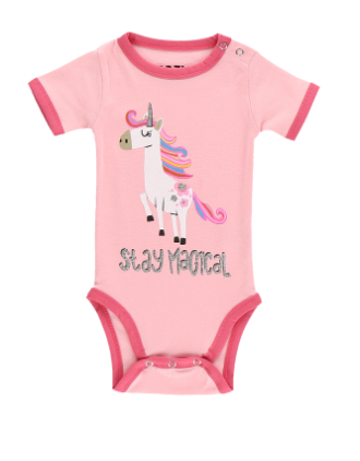 LazyOne - Stay Magical Unicorn Infant Creeper Onesie