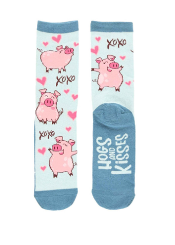 LazyOne - Hogs & Kisses Crew Sock