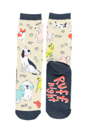 LazyOne - Ruff Night Dog Crew Sock