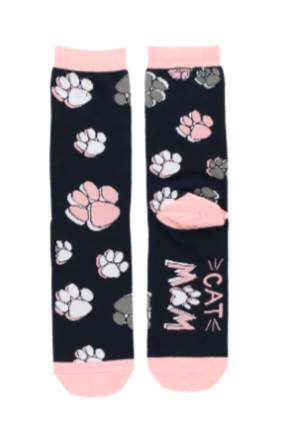 LazyOne - Cat Mom Crew Sock