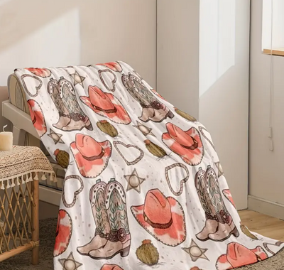 Soft Cowboy/Cowgirl Blanket