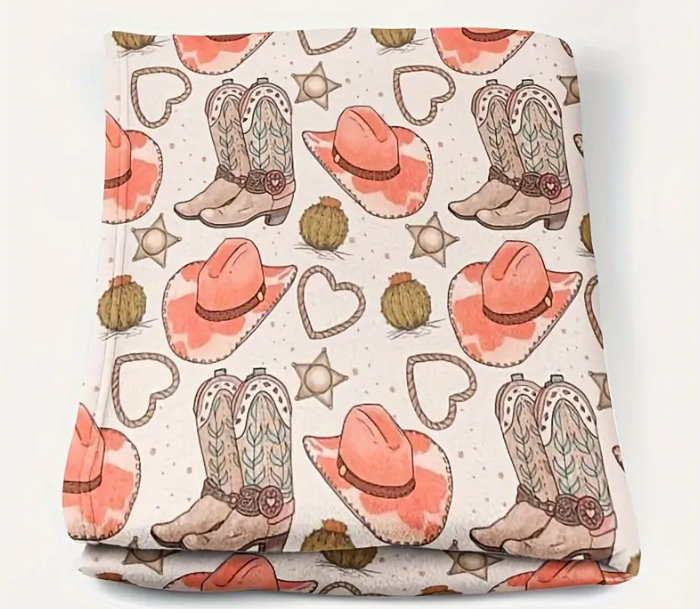 Soft Cowboy/Cowgirl Blanket