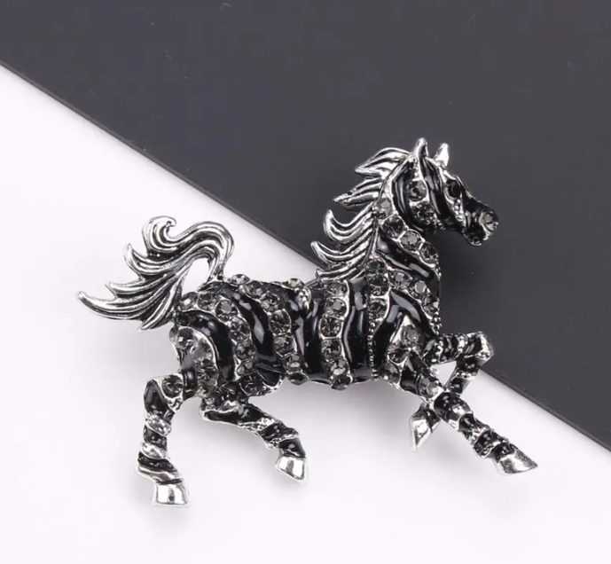 Striped Horse Pin