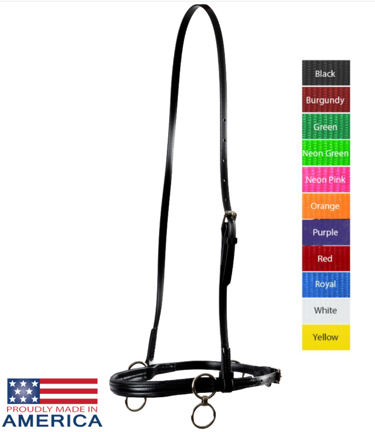 Feather-Weight® Synthetic Two-Ring Race Halter (Medium)