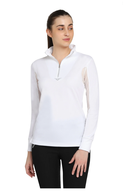 TuffRider - Ladies Ventilated Technical Long Sleeve Sport Shirt