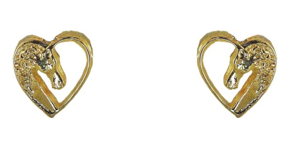 The Finishing Touch - Horse Heart Earrings