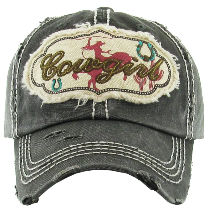 AWST Int'l Cowgirl Washed Vintage Hat