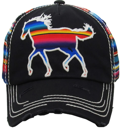 AWST Int'l Serape Horse Washed Cap