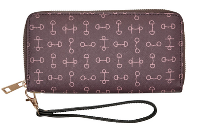 AWST Int'l "Lila" Snaffle Bit Clutch Wallet (Multiple Colors Available)